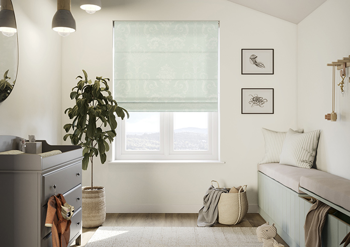 Laura Ashley Josette, Duck Egg - Roman Blind - Image 3